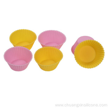 Silicone baking cup Round 6pcs set